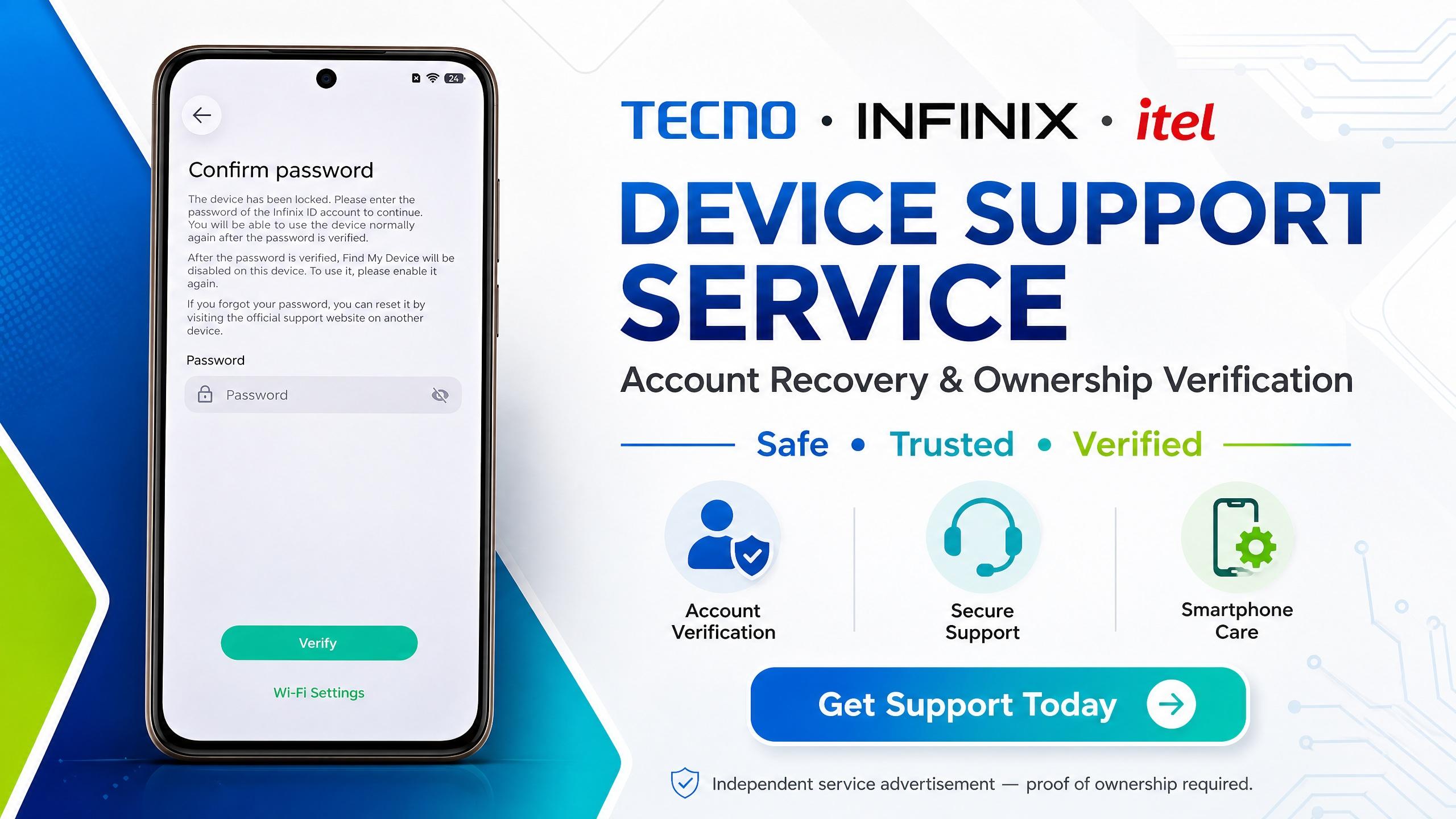 Tecno ID / Infinix ID Removal - Cloud ID Officially OFF (All Models Supported) Source 1